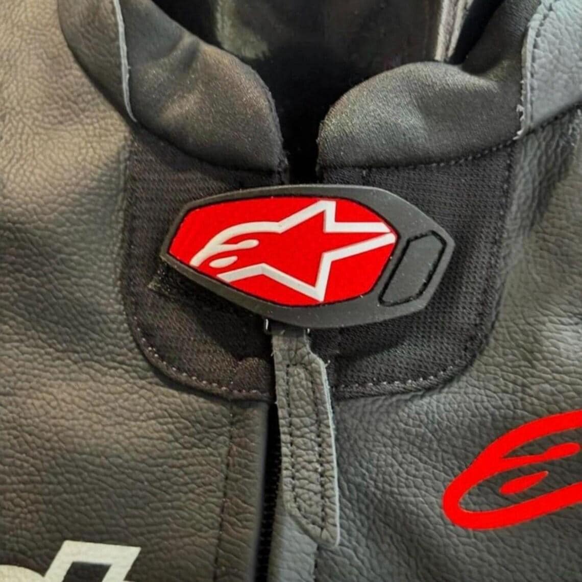 Handmade Black Leather Biker Jacket: Alpinestars-Inspired Motorcycle Jacket