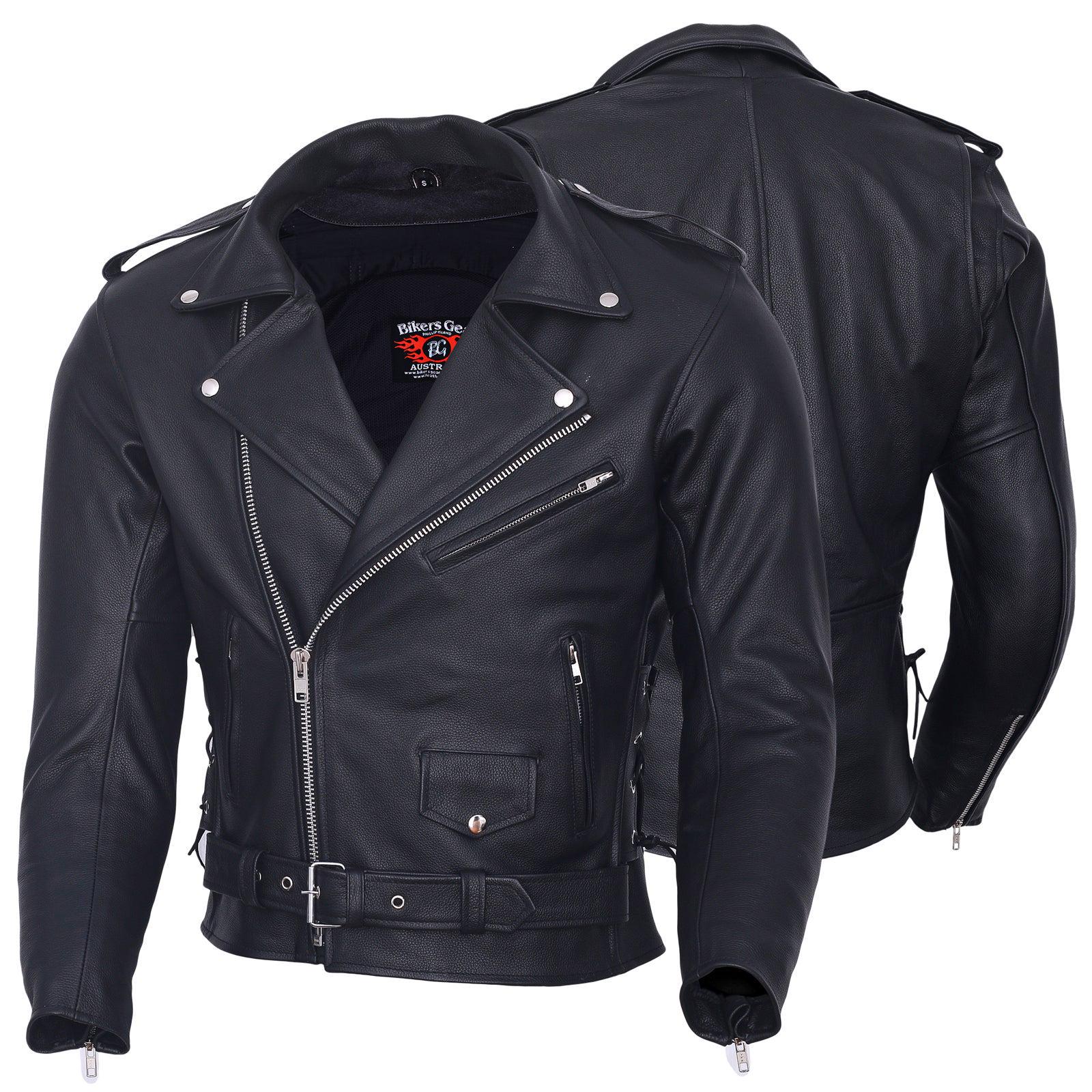 Handmade CE Armored Cafe Racer Leather Jacket: Vintage Motorcycle Style