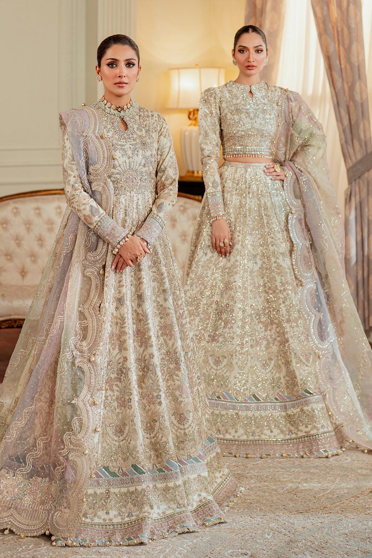 Luxury Embroidered Bridal Lehenga Maxi Dress | Pakistani Wedding Wear