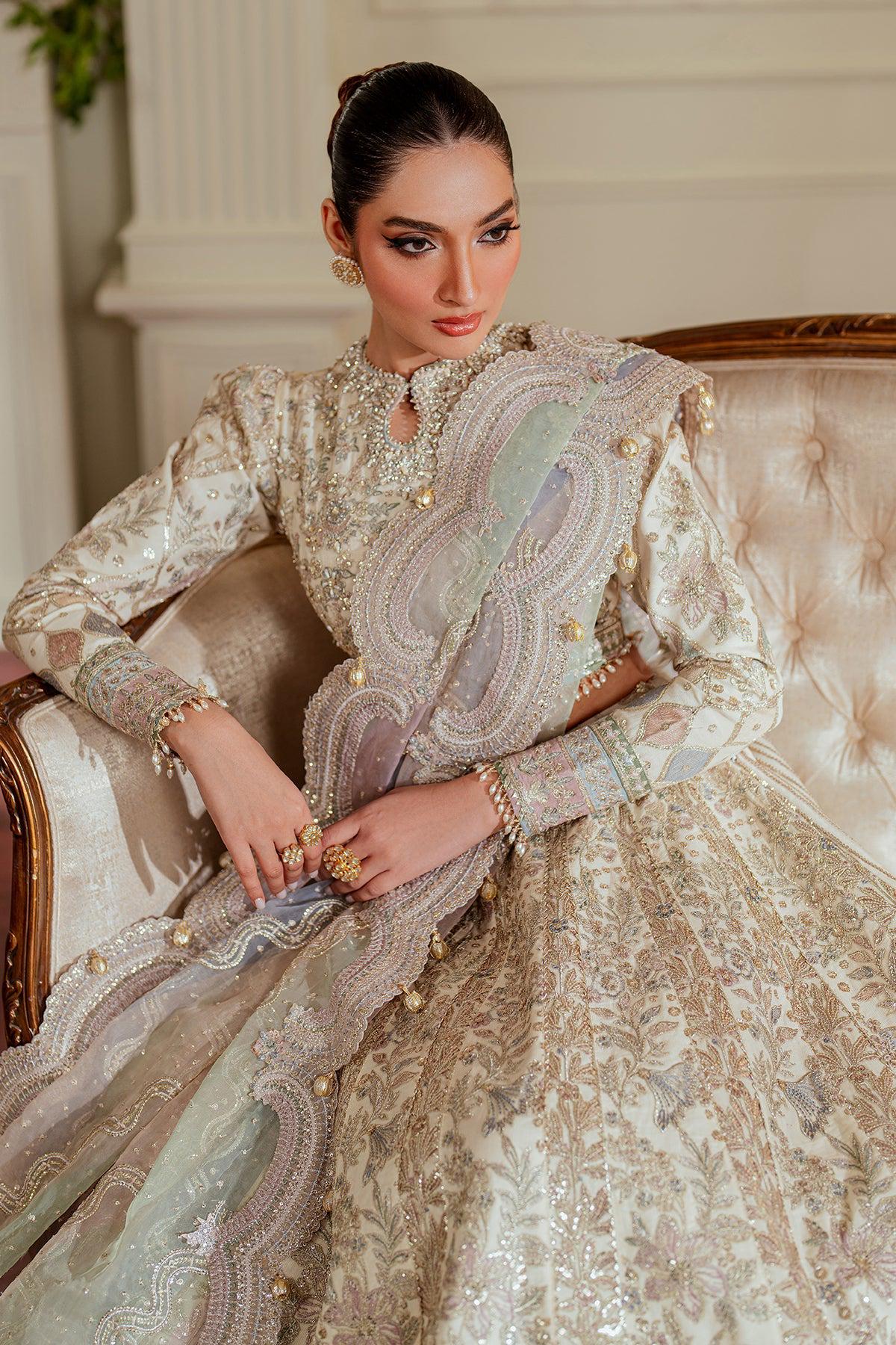 Luxury Embroidered Bridal Lehenga Maxi Dress | Pakistani Wedding Wear