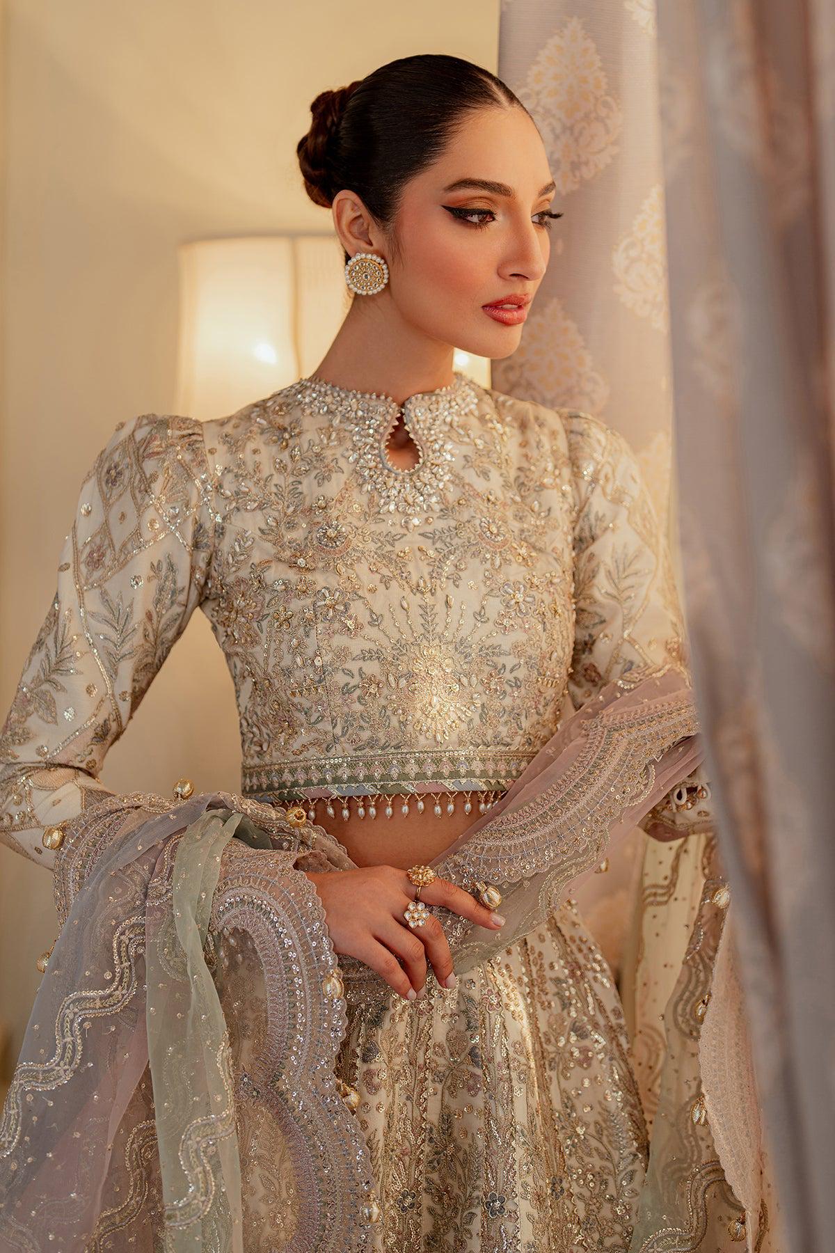 Luxury Embroidered Bridal Lehenga Maxi Dress | Pakistani Wedding Wear