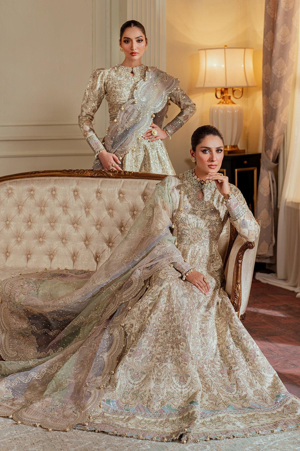 Luxury Embroidered Bridal Lehenga Maxi Dress | Pakistani Wedding Wear