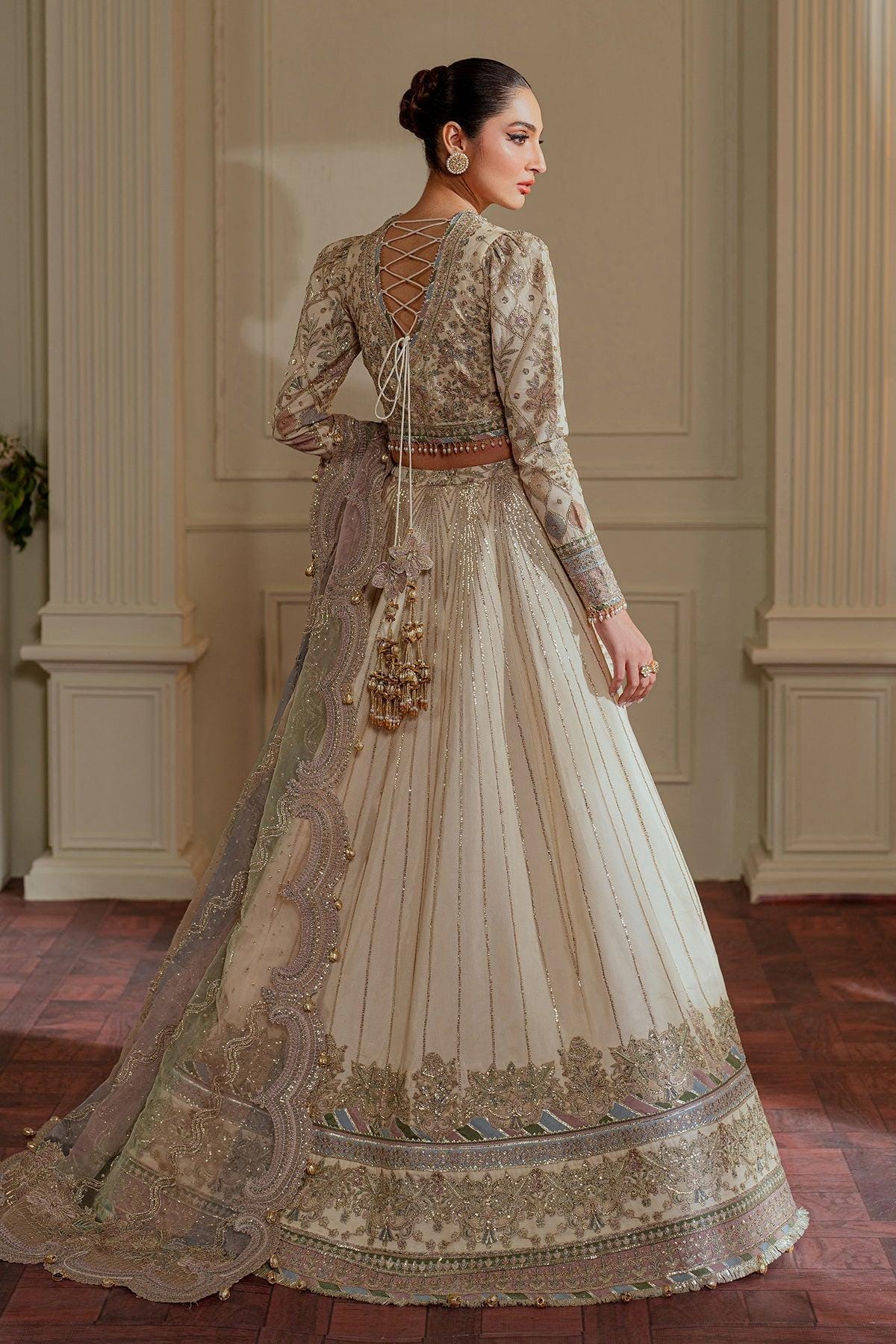 Luxury Embroidered Bridal Lehenga Maxi Dress | Pakistani Wedding Wear