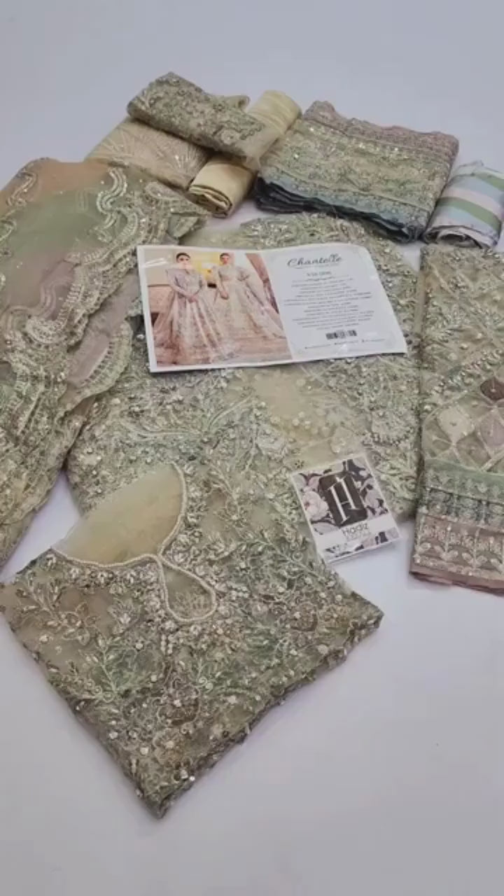 Luxury Embroidered Bridal Lehenga Maxi Dress | Pakistani Wedding Wear