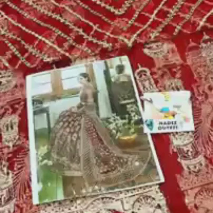 Luxury Maroon Bridal Lehenga with Heavy Embroidery